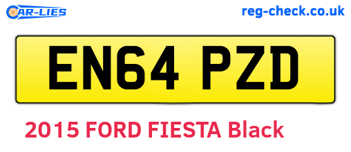 EN64PZD are the vehicle registration plates.