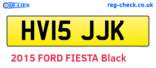 HV15JJK are the vehicle registration plates.