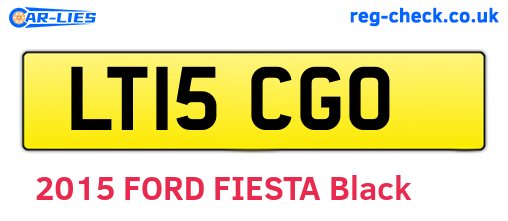LT15CGO are the vehicle registration plates.