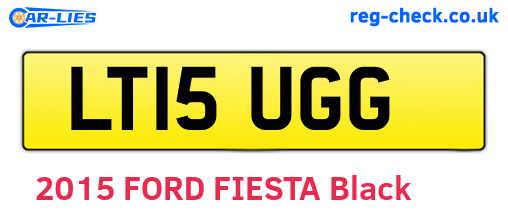 LT15UGG are the vehicle registration plates.