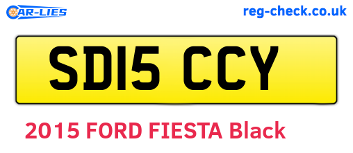 SD15CCY are the vehicle registration plates.