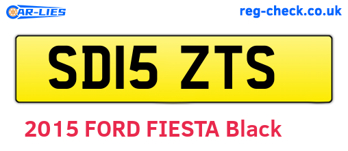 SD15ZTS are the vehicle registration plates.