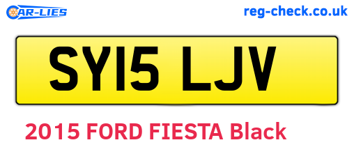 SY15LJV are the vehicle registration plates.