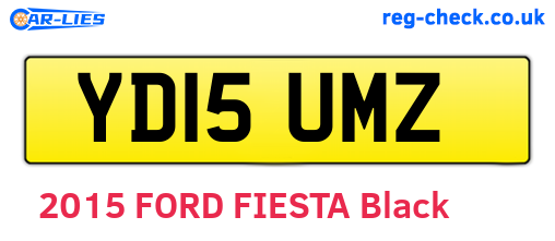 YD15UMZ are the vehicle registration plates.