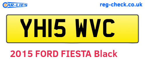 YH15WVC are the vehicle registration plates.