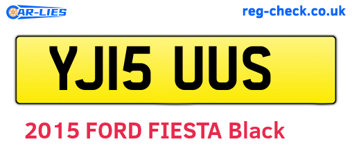 YJ15UUS are the vehicle registration plates.