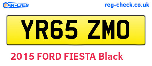 YR65ZMO are the vehicle registration plates.