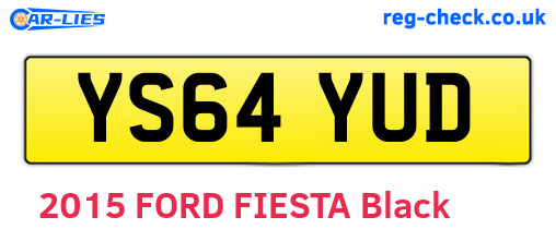 YS64YUD are the vehicle registration plates.