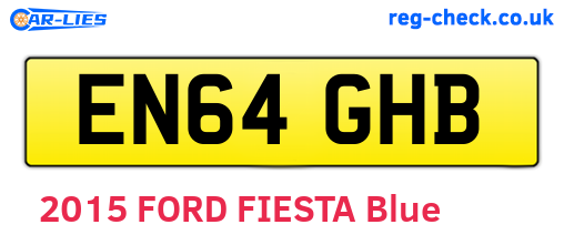 EN64GHB are the vehicle registration plates.