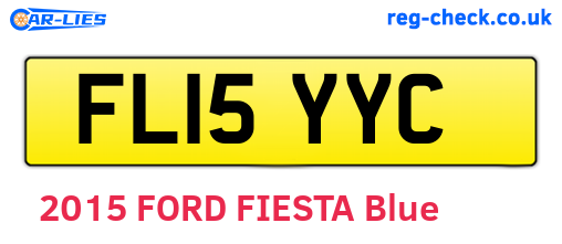 FL15YYC are the vehicle registration plates.