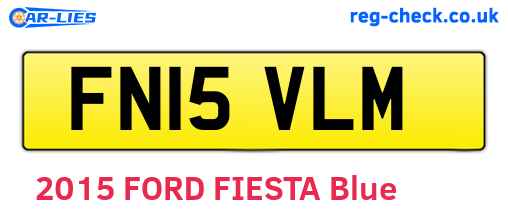 FN15VLM are the vehicle registration plates.