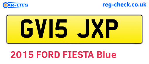 GV15JXP are the vehicle registration plates.