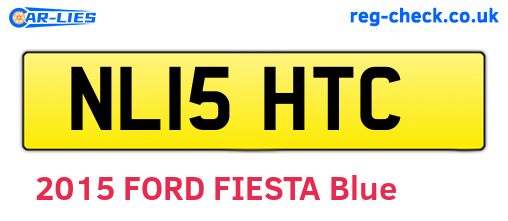 NL15HTC are the vehicle registration plates.