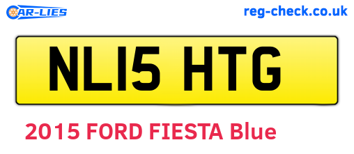 NL15HTG are the vehicle registration plates.