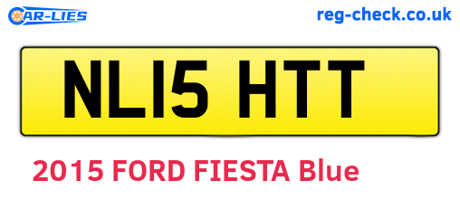 NL15HTT are the vehicle registration plates.