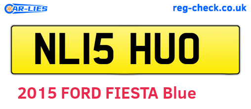 NL15HUO are the vehicle registration plates.