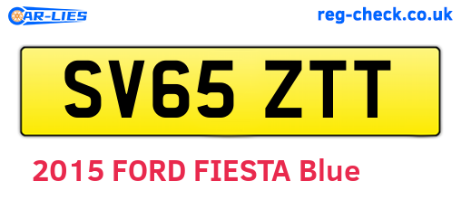 SV65ZTT are the vehicle registration plates.