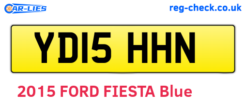 YD15HHN are the vehicle registration plates.