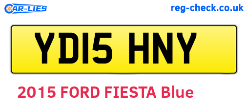 YD15HNY are the vehicle registration plates.