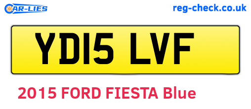 YD15LVF are the vehicle registration plates.