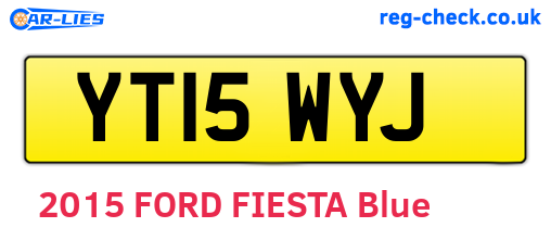 YT15WYJ are the vehicle registration plates.