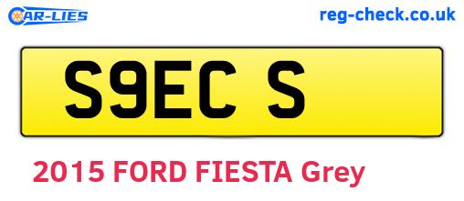 S9ECS are the vehicle registration plates.