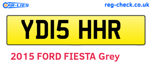 YD15HHR are the vehicle registration plates.