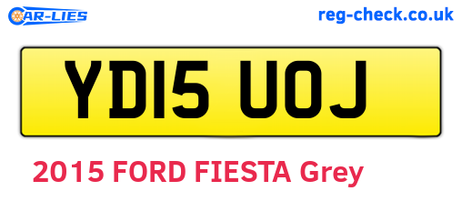 YD15UOJ are the vehicle registration plates.