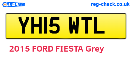 YH15WTL are the vehicle registration plates.