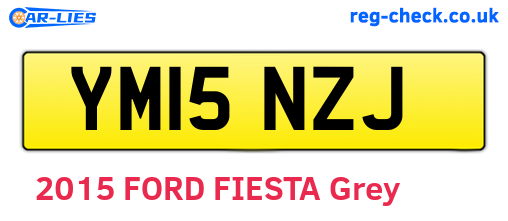 YM15NZJ are the vehicle registration plates.