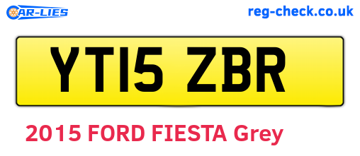 YT15ZBR are the vehicle registration plates.