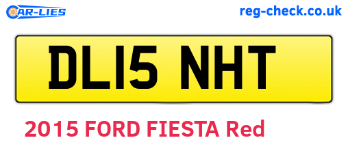 DL15NHT are the vehicle registration plates.