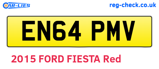EN64PMV are the vehicle registration plates.