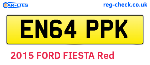 EN64PPK are the vehicle registration plates.