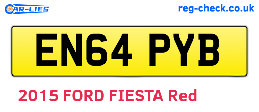 EN64PYB are the vehicle registration plates.