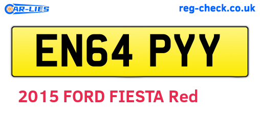 EN64PYY are the vehicle registration plates.