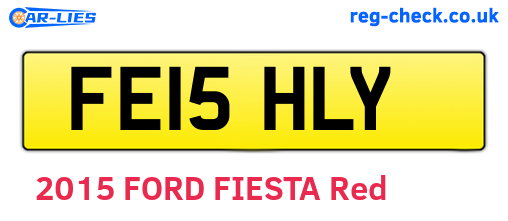 FE15HLY are the vehicle registration plates.