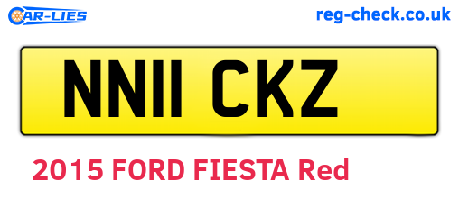 NN11CKZ are the vehicle registration plates.