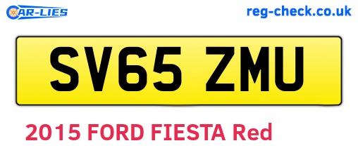 SV65ZMU are the vehicle registration plates.