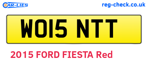 WO15NTT are the vehicle registration plates.
