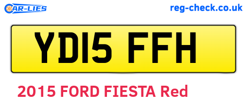 YD15FFH are the vehicle registration plates.