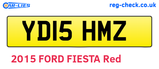 YD15HMZ are the vehicle registration plates.