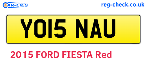 YO15NAU are the vehicle registration plates.