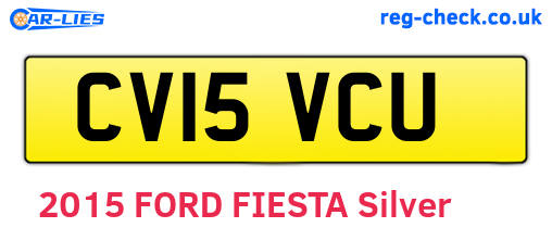 CV15VCU are the vehicle registration plates.