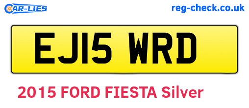 EJ15WRD are the vehicle registration plates.