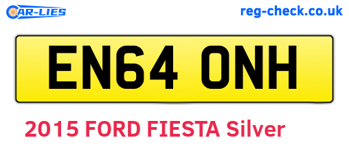 EN64ONH are the vehicle registration plates.