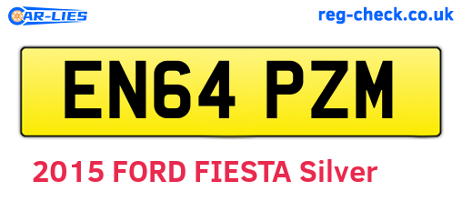 EN64PZM are the vehicle registration plates.