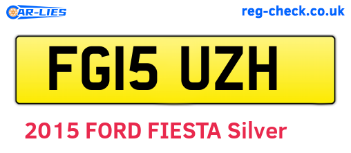 FG15UZH are the vehicle registration plates.