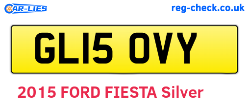 GL15OVY are the vehicle registration plates.