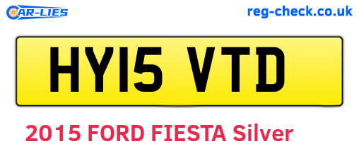 HY15VTD are the vehicle registration plates.